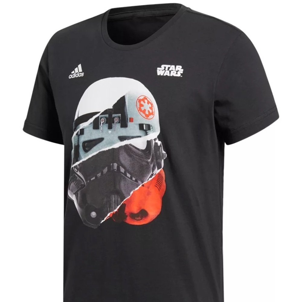 adidas Star Wars Storm Trooper T-Shirt, Black size Large